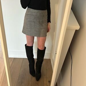 SEEK THE LABEL PLAID MINI SKIRT